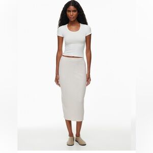 Babaton luxe lounge tomorrow skirt